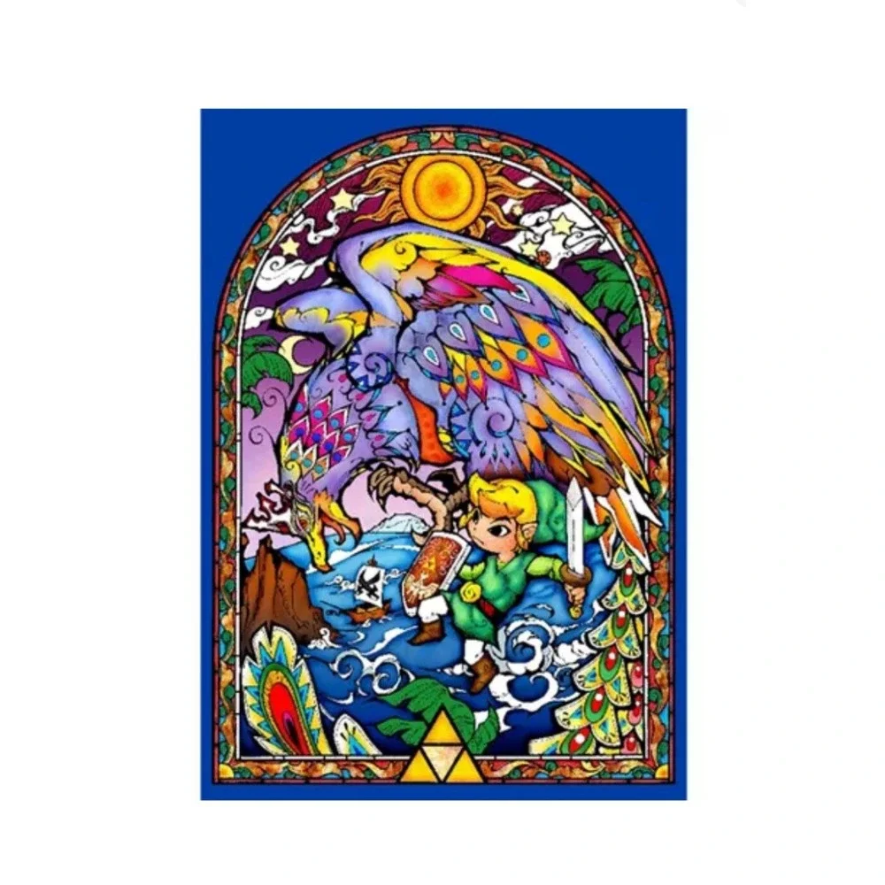 Legend of Zelda T Shirt Mens XL Blue‎ Wind Waker Graphic Tee NWOT Tultex